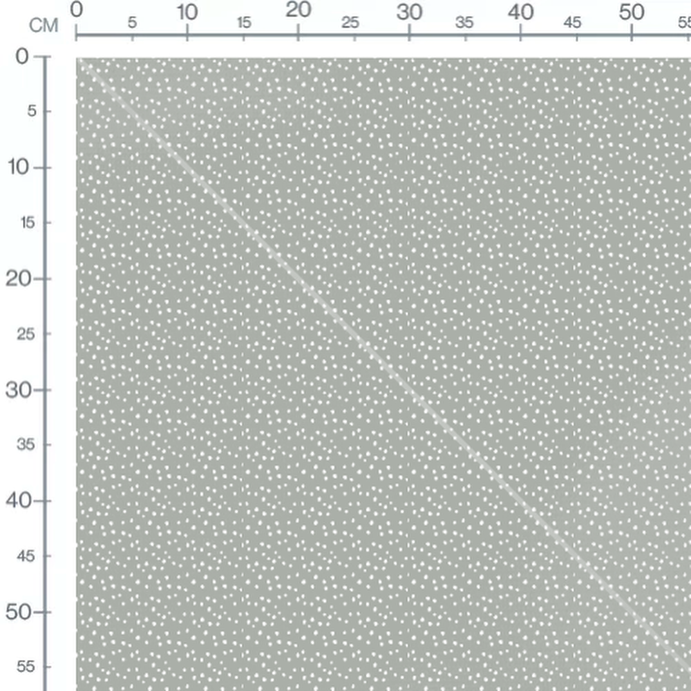 Tissu - Pois blancs irréguliers gris 2