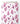 Tissu - Fleurs roses et touches noires
