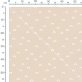 Tissu - Arcs blancs minimalistes