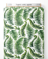 Tissu - Fougères vertes aquarelle
