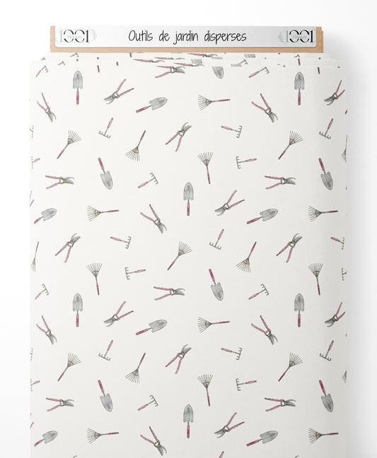 Tissu - Outils de jardin dispersés