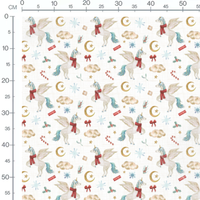 Tissu - Souris sorcière beige et