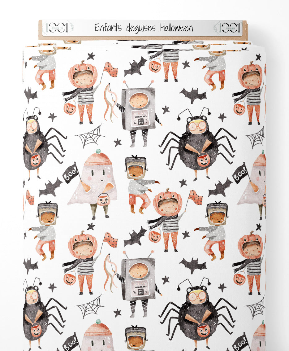 Tissu - Enfants déguisés Halloween