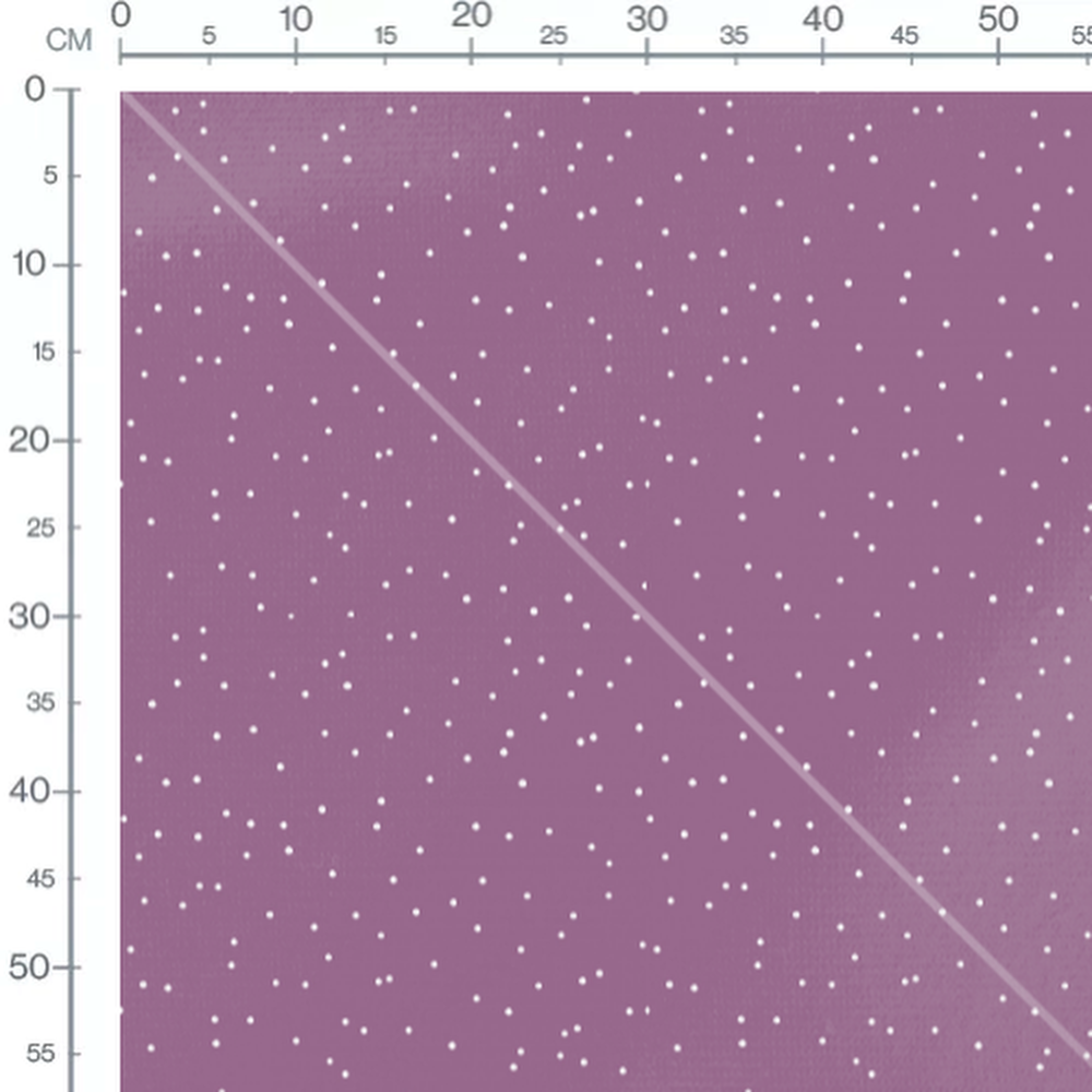 Tissu - Motif pois sur fond mauve