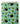 Tissu - Chaudrons sur fond bleu vibrant