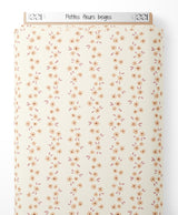 Tissu - Petites fleurs beiges