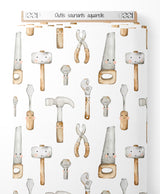 Tissu - Outils souriants aquarelle