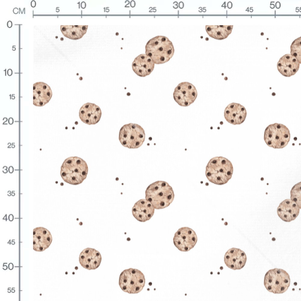 Tissu - Cookies aux pépites de chocolat