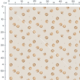 Tissu - Cookies croqués dispersés