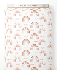 Tissu - Arcs-en-ciel et vagues