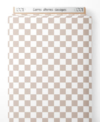 Tissu - Carrés alternés classiques