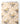 Tissu - Baleines et fleurs blanches