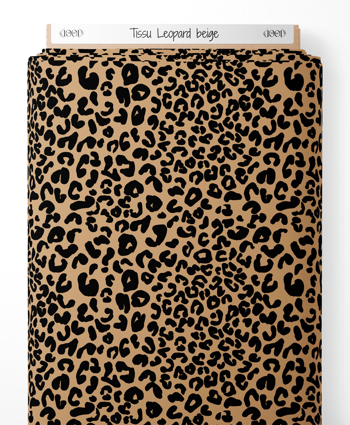 Tissu - Leopard beige