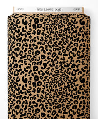 Tissu - Leopard beige