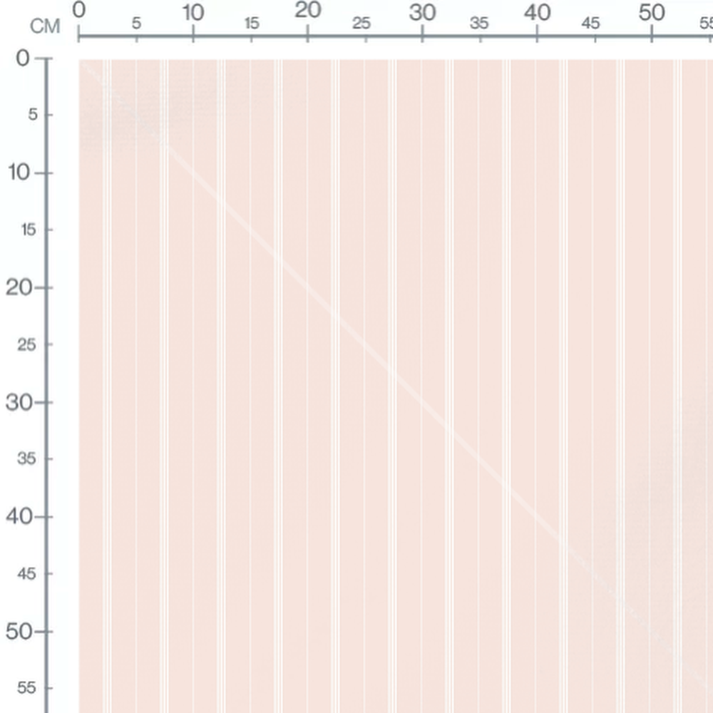 Tissu - Rayures blanches sur rose pâle 2