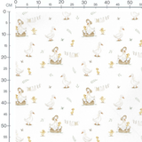 Tissu - Canards et canetons adorables