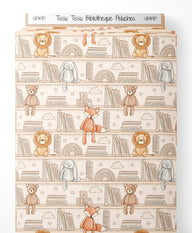 Tissu - Tissu Bibliotheque Peluches
