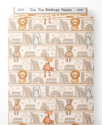 Tissu - Tissu Bibliotheque Peluches