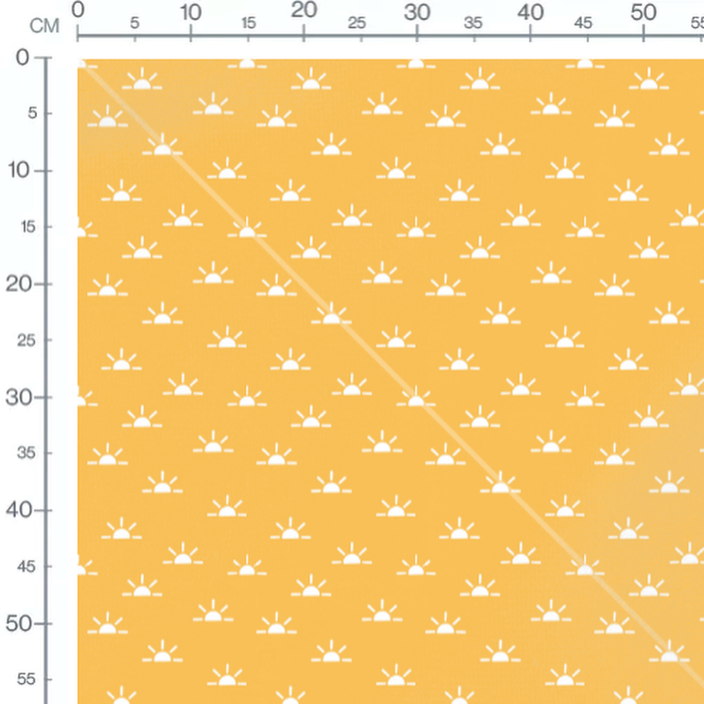 Tissu - Demi-cercles ensoleillés
