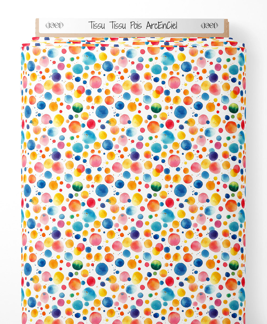 Tissu - Tissu Pois ArcEnCiel