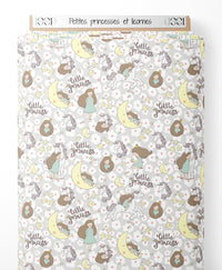 Tissu - Petites princesses et licornes
