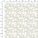 Tissu - Feuillage délicat beige