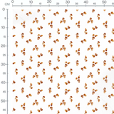 Tissu - Beignets chocolat et miettes 2