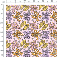 Tissu - Nœuds colorés et motifs animaux