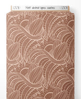 Tissu - Motif abstrait lignes courbes