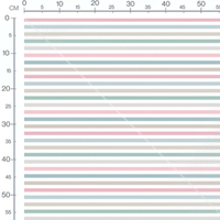 Tissu - Rayures multicolores pastel