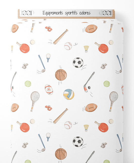 Tissu - Équipements sportifs colorés