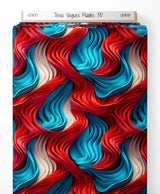 Tissu - Vagues Fluides 3D