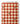 Tissu - Triangles rouges et feuilles