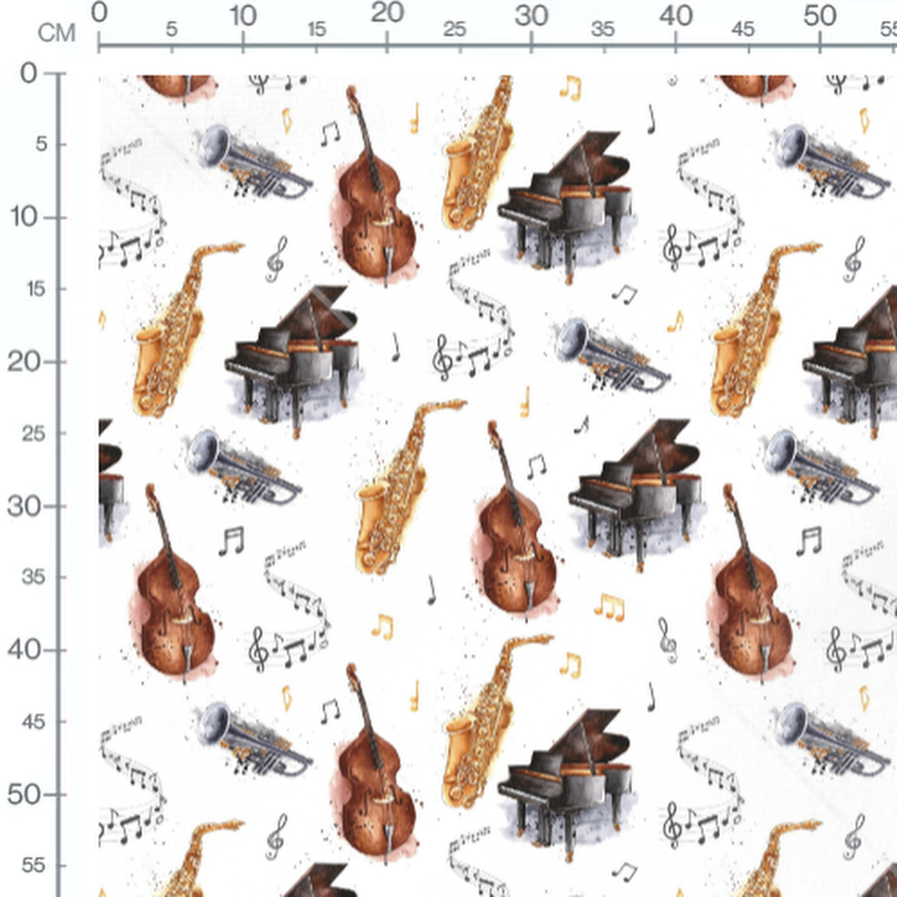 Tissu - Instruments et notes musicales