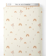 Tissu - Arcs-en-ciel et branches