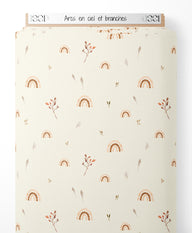 Tissu - Arcs-en-ciel et branches