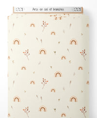 Tissu - Arcs-en-ciel et branches