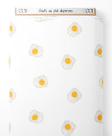 Tissu - Oeufs au plat dispersés