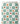 Tissu - Motifs automnaux sur fond vert