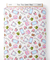 Tissu - Tissu Gamer Blanc