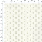 Tissu - Nœuds gris sur crème simple