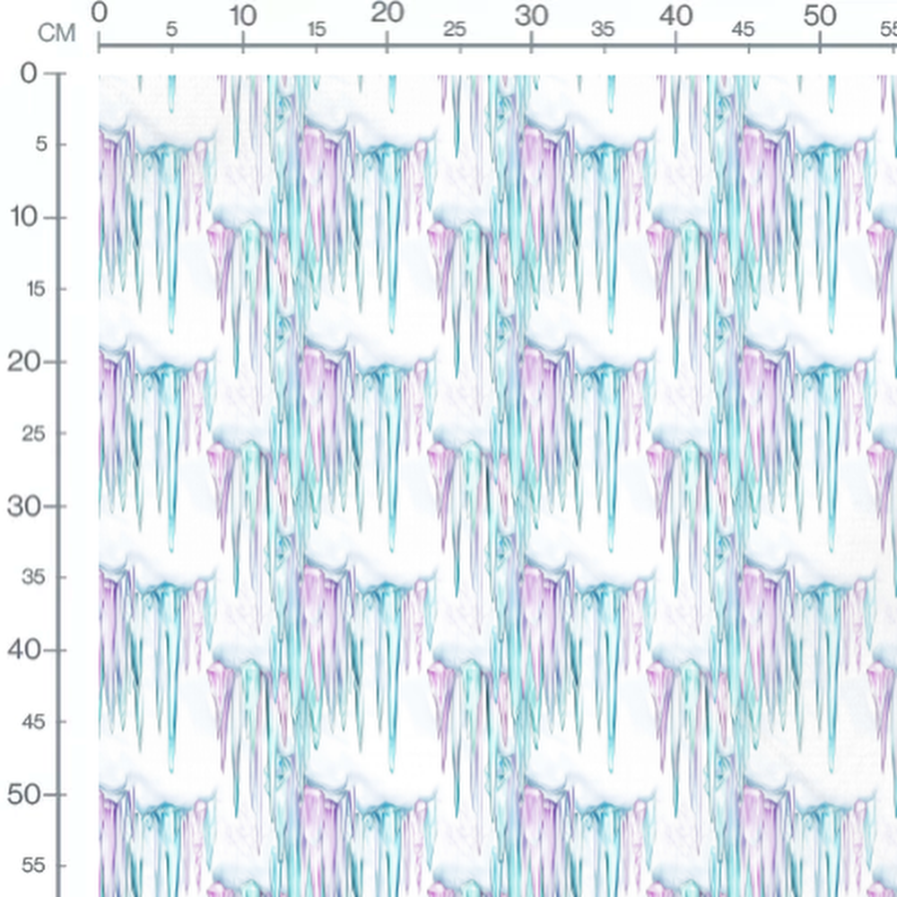 Tissu - Tissu Glacons Hiver