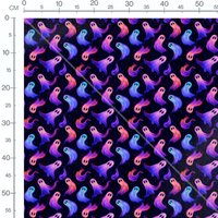 Tissu - Neon Halloween 1