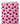 Tissu - Fleurs roses avec motifs blancs