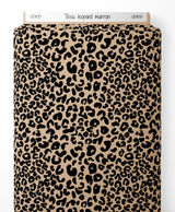 Tissu - leopard marron