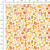 Tissu - Feuilles d'automne colorées