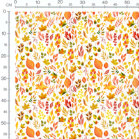 Tissu - Feuilles d'automne colorées