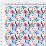 Tissu -  Fleur paisley 3