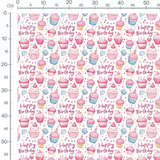 Tissu - Tissu Cupcake Birthday