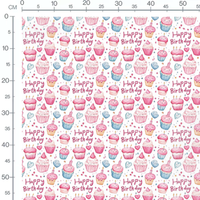 Tissu - Tissu Cupcake Birthday